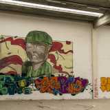 Un disegno dai colori particolarmente accesi